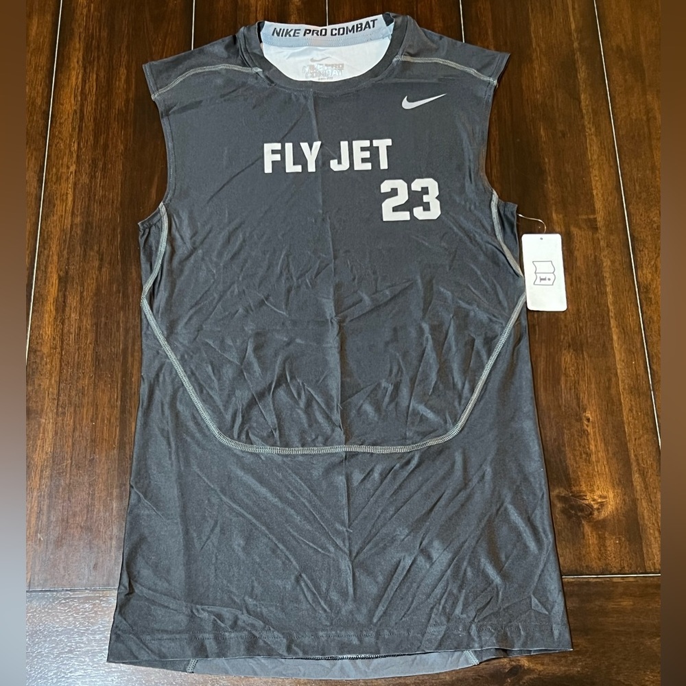 RARE 2014 NWT NIKE NSW DRI-FIT PRO COMBAT #23 FLY JET FITTED PERFORMANCE SHIRT L